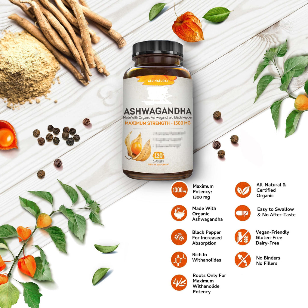 KSM-66® Ashwagandha – Extra Strength | 120 Vegan Capsules